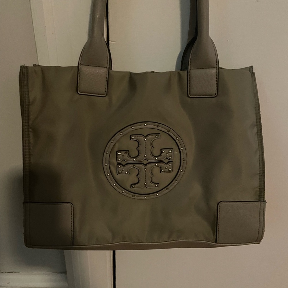 Tory Burch Grey Tote Bag